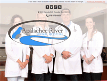 Tablet Screenshot of apalacheeriveranimalhospital.com
